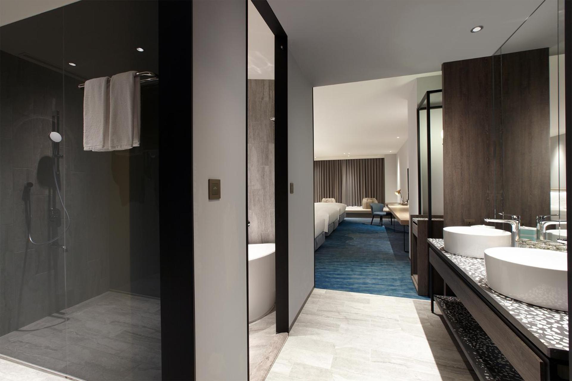 Hotel Cozzi Blu Zhongli Zewnętrze zdjęcie A bathroom at the hotel